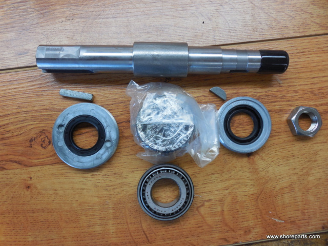 BIRO 22 SAW LOWER SHAFT REBUILDING KIT COMPLETE 361 NUT, 231-362 SHAFT GREASE SEAL-BEARING CAP, A363